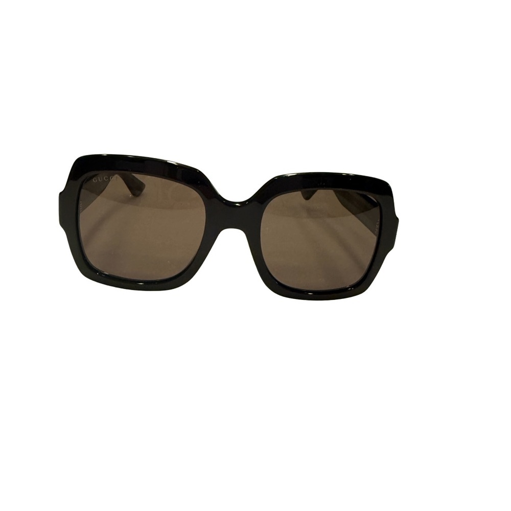 Gucci Sunglasses GG0036SN Brown Lenses Green Red Interlocking G’s Frames NWOT - Picture 7 of 12